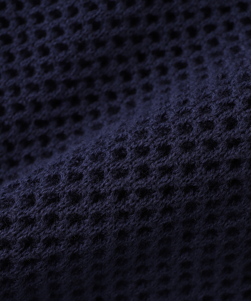 ポロシャツ fursac (フルサック) Open Knit ポロ メンズ レディースの画像