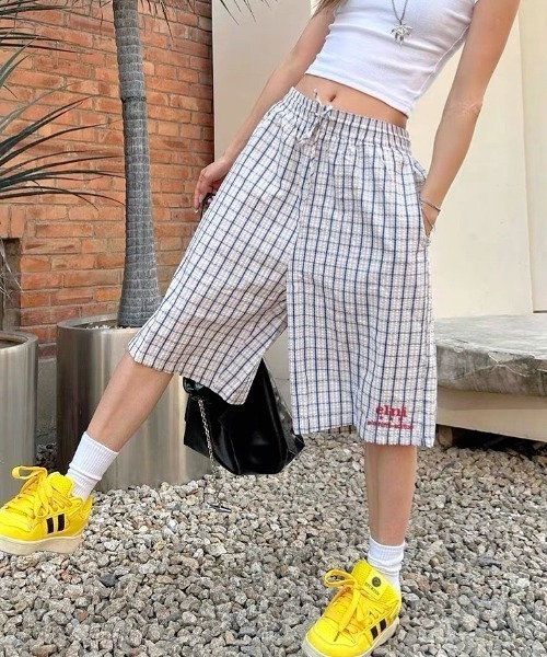 「SHEENA」 ハーフパンツ M ライトベージュ レディース_画像5