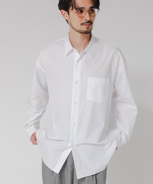 「THOMAS MASON」 長袖シャツ X-LARGE ロイヤルブルー メンズ_画像2