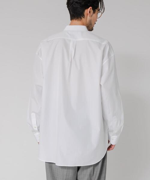 「THOMAS MASON」 長袖シャツ X-LARGE ロイヤルブルー メンズ_画像3