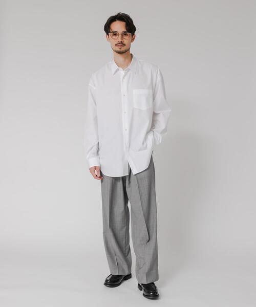 「THOMAS MASON」 長袖シャツ X-LARGE ロイヤルブルー メンズ_画像5