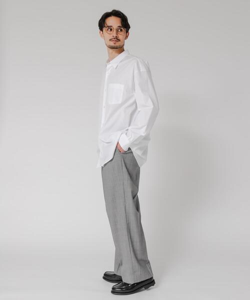 「THOMAS MASON」 長袖シャツ X-LARGE ロイヤルブルー メンズ_画像6