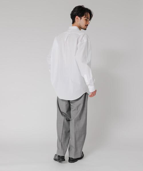 「THOMAS MASON」 長袖シャツ X-LARGE ロイヤルブルー メンズ_画像7