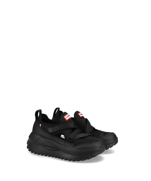「HUNTER」 フラットサンダル UK7 ブラック レディース_画像5
