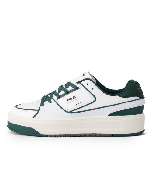 「FILA」 ローカットスニーカー 28.0cm ホワイト×グリーン レディース_画像4