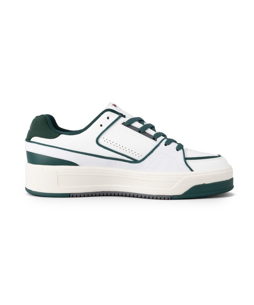 「FILA」 ローカットスニーカー 28.0cm ホワイト×グリーン レディース_画像5