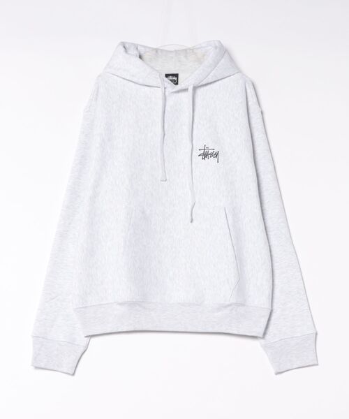 STUSSY（ステューシー） パーカー 裏起毛 STUSSY BASIC LOGO PULLOVER