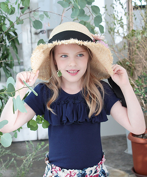 Rora tシャツ エバ 半袖t(2color) キッズ 子供服 女の子 : ZOZOTOWN 