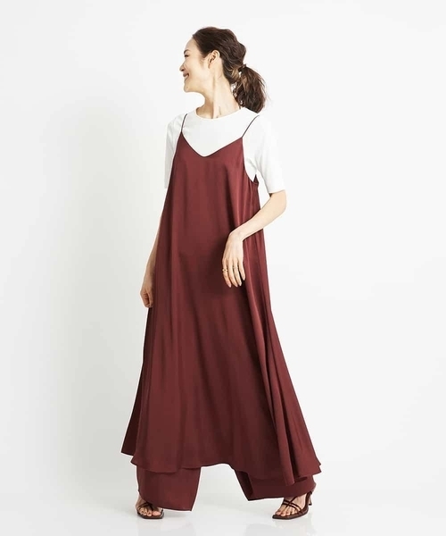 のあるブラ ワンピース 通販 Paypayモール ヴィンテージサテンストラップワンピース Zozotown Paypayモール店