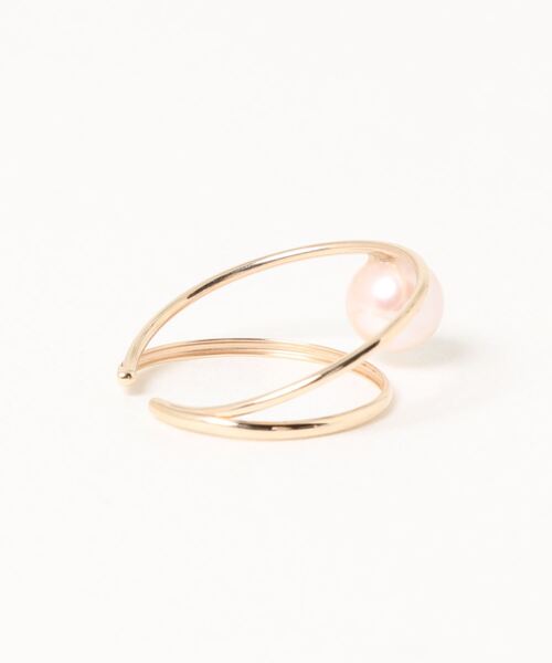 con affetto イヤーカフ K10アコヤパールイヤーカフ レディース