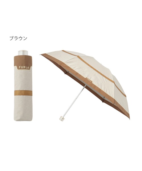 大人気！まとめ一覧 FURLA ”シャンブレー 晴雨兼用折りたたみ日傘 折りたたみ傘 小物