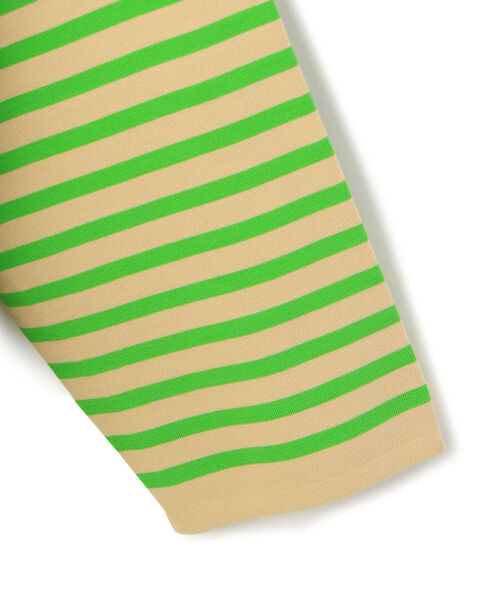 セーター ニット saby/サバイ/MILANO LIB BOAT NECK BORDER KNIT