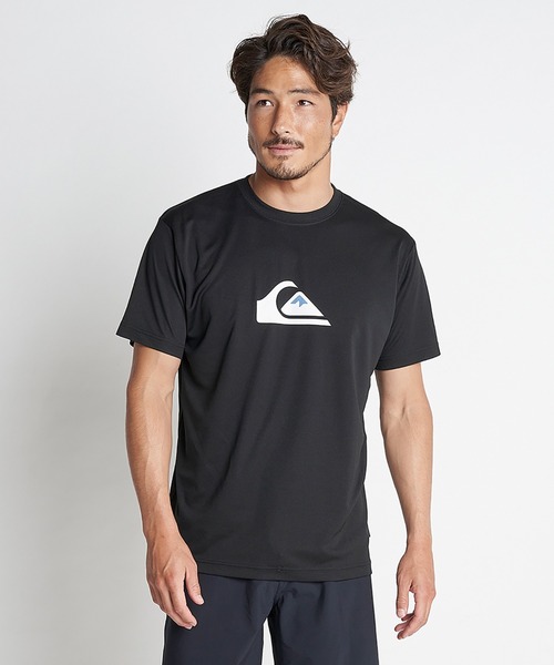 ラッシュガード Comp Logo Ss クイックシルバーラッシュガード半袖 水着 21年秋冬新作 ラッシュガード Comp Logo Ss クイックシルバーラッシュガード半袖 水着 21年秋冬新作