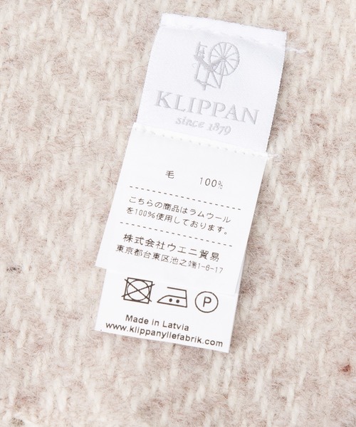 クリッパン KLIPPAN ブランケット ラムウール100％スローケット 未使用 KLIPPAN（クリッパン） KLIPPAN 2104 ブランケット 生活雑貨 ウール