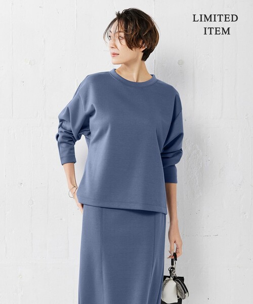 トレーナー スウェット 「WEB限定・洗える」AirJersey プルオーバー レディース ICB トレーナー スウェット 「WEB限定・洗える」AirJersey プル