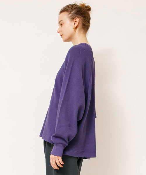 Johnbull ワッフル プルオーバー Johnbull tシャツ ワッフルドルマンプルオーバー レディース
