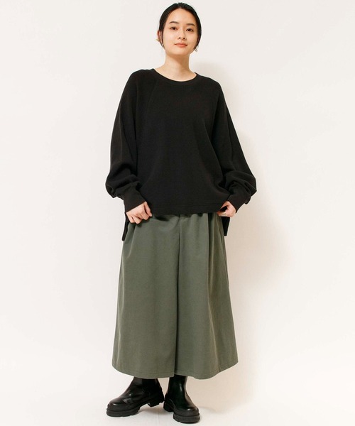 Johnbull ワッフル プルオーバー Johnbull tシャツ ワッフルドルマンプルオーバー レディース