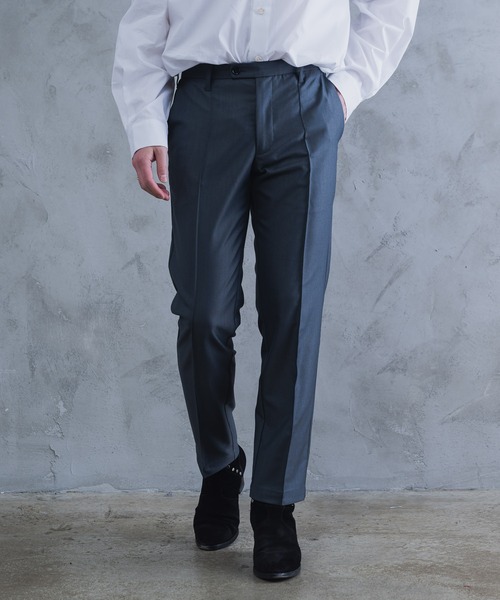 スラックス pleats slacks / プリーツスラックス メンズ FRKM pleats