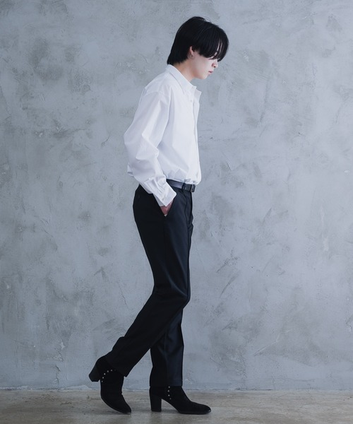 AROUND FLAVA スラックス pleats slacks / プリーツスラックス メンズ