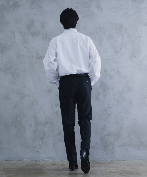 AROUND FLAVA スラックス pleats slacks / プリーツスラックス メンズ