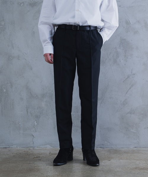 AROUND FLAVA スラックス pleats slacks / プリーツスラックス メンズ