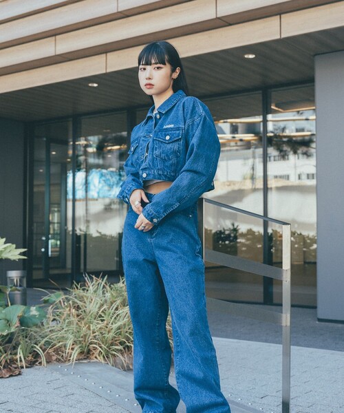 Subciety（サブサエティ） デニムジャケット gジャン CROPPED DENIM