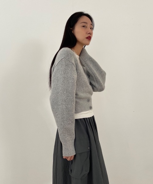 カーディガン 「DIDOT.」もっちり肉厚 ラッピング ニット カーディガン レディース セール】【DIDOT.】もっちり肉厚 ラッピング ニット