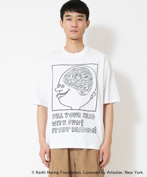 90‘s USA製 Keithharing Tシャツ キースヘリング 90s USA製 KEITH HARING HEART POP ART PRINT TEE OLD VINTAGE
