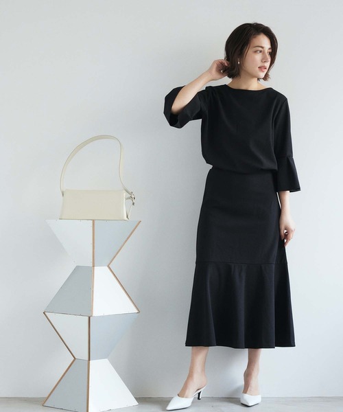 fifth（フィフス） スカート 「SET UP対応」裾切替マーメイドスカート