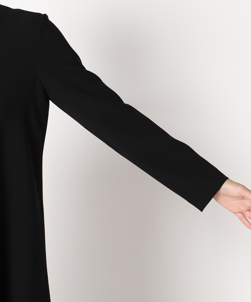 ワンピース 「追加」クルーネックフレアワンピース レディース  