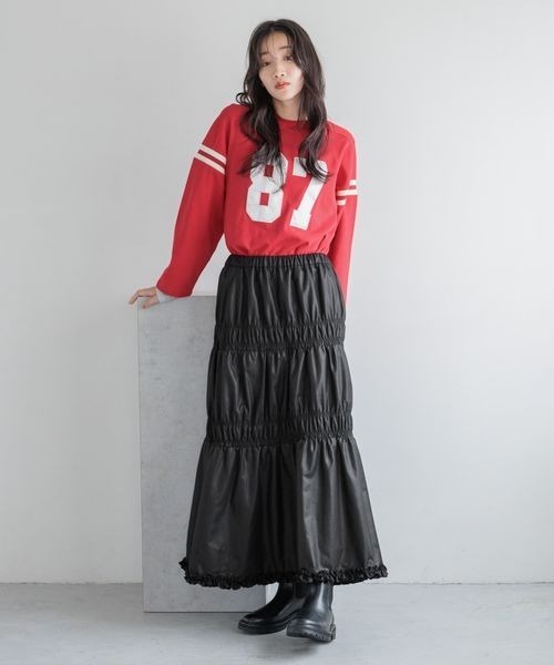 LOWRYS FARM（ローリーズファーム） tシャツ ナンバリング8S 144617