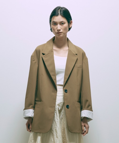 EN NEUME ジャケット テーラードジャケット 「Set Up」Wide-Leg Jacket