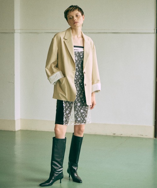 EN NEUME ジャケット テーラードジャケット 「Set Up」Wide-Leg Jacket
