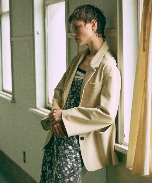 EN NEUME ジャケット テーラードジャケット 「Set Up」Wide-Leg Jacket