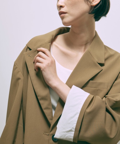 EN NEUME ジャケット テーラードジャケット 「Set Up」Wide-Leg Jacket