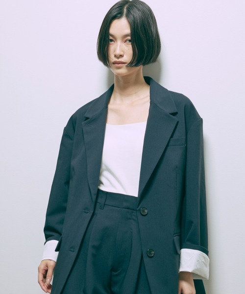 EN NEUME ジャケット テーラードジャケット 「Set Up」Wide-Leg Jacket