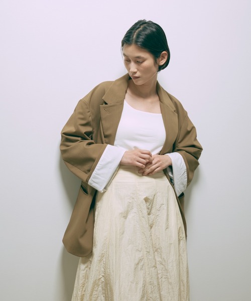 EN NEUME ジャケット テーラードジャケット 「Set Up」Wide-Leg Jacket
