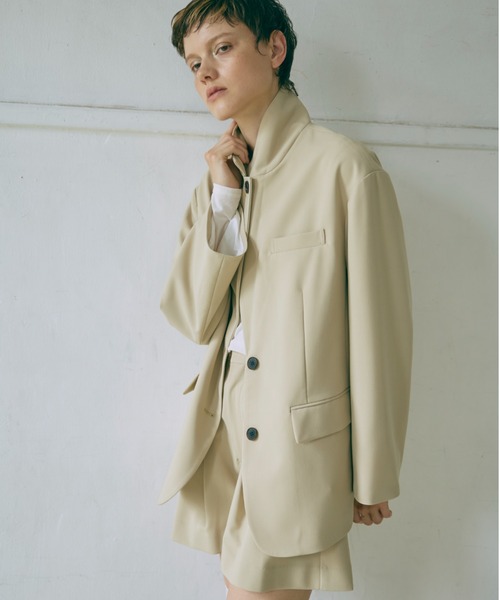 EN NEUME ジャケット テーラードジャケット 「Set Up」Wide-Leg Jacket