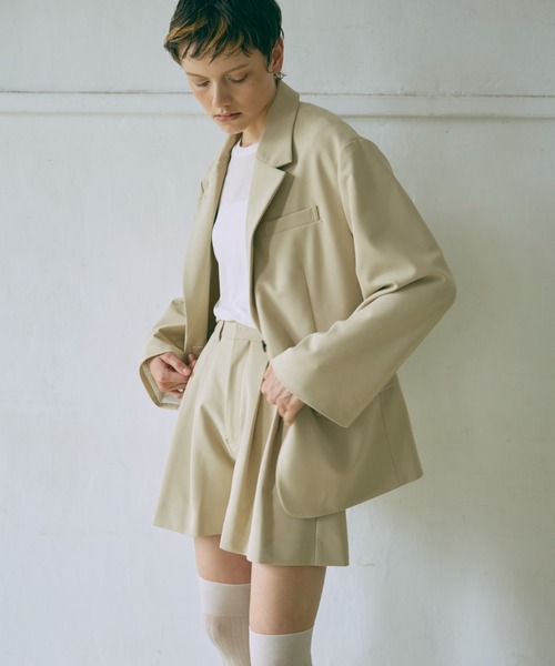 EN NEUME ジャケット テーラードジャケット 「Set Up」Wide-Leg Jacket