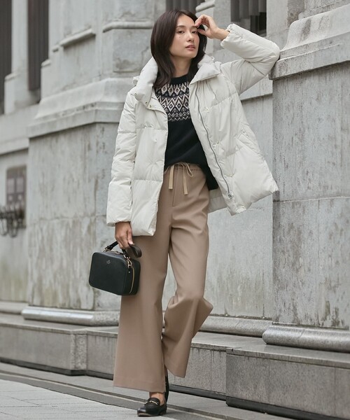 ニット セーター 「WEB限定カラーあり・洗える」FAIR ISLE ラウンドネック ニット レディース ニット セーター 「WEB限定カラーあり・洗える」FAIR ISLE