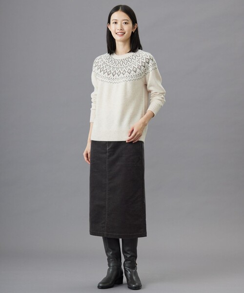 ニット セーター 「WEB限定カラーあり・洗える」FAIR ISLE