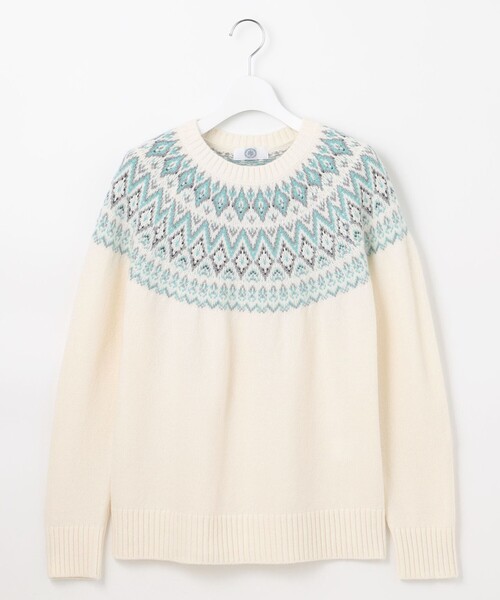 ニット セーター 「WEB限定カラーあり・洗える」FAIR ISLE
