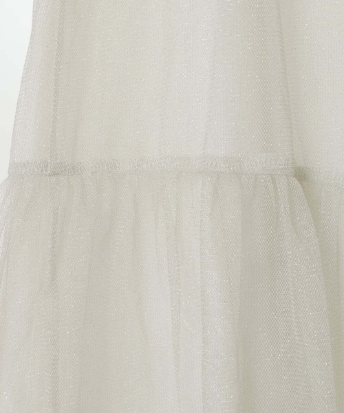 a.v.v（アー・ヴェ・ヴェ） スカート 「160」ラメチュールティアード