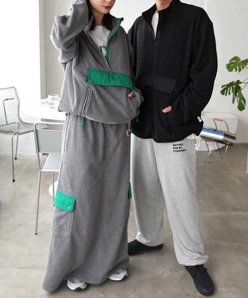 ANME スカート フリース2wayカーゴロングスカート : ZOZOTOWN Yahoo!店