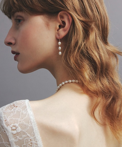 les bonbon ネックレス 「les bon bon」cocoon pearl necklace