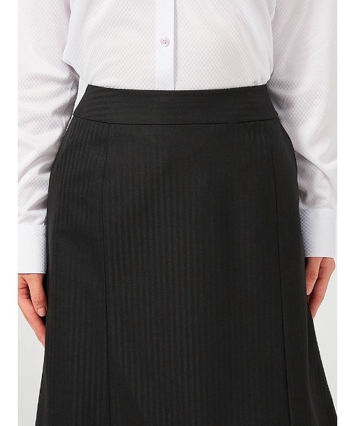 【23区 COLOMBO】ステッチ入り ストライプスカートスーツ 黒 48·46 楽天市場】事務服 スカート ストライプ（スカート｜事務服