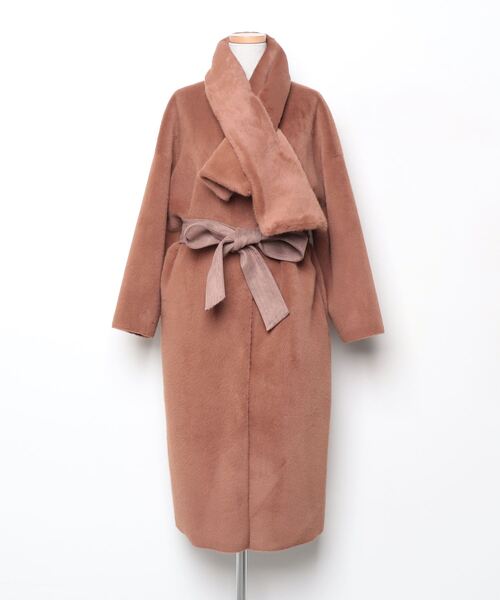 Her lip to コート Her lip to ノーカラーコート S ブラウン レディース : ZOZOTOWN Yahoo