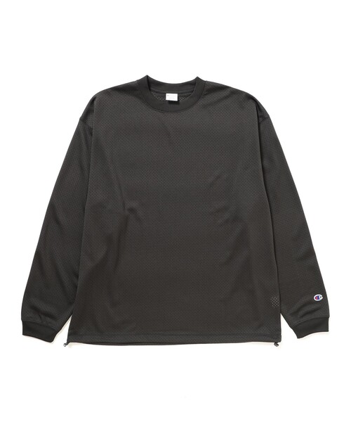 未使用別注】Champion / メッシュ ロングスリーブ Tシャツ Champion tシャツ 「別注」Champion / メッシュ ロングスリーブ
