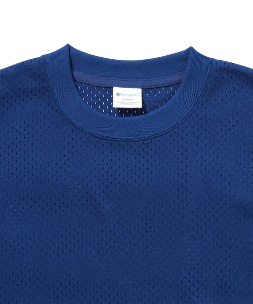 未使用別注】Champion / メッシュ ロングスリーブ Tシャツ BEAMS MEN｜【別注】Champion / メッシュ ロングスリーブ T