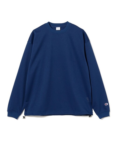 未使用別注】Champion / メッシュ ロングスリーブ Tシャツ Champion tシャツ 「別注」Champion / メッシュ ロングスリーブ